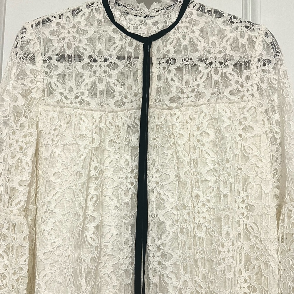 Temperley London Off White Lace Dress - Picture 6 of 15